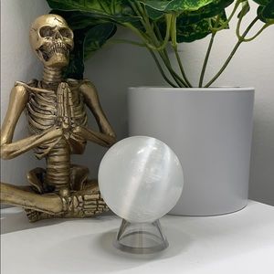 Selenite (gypsum) Sphere